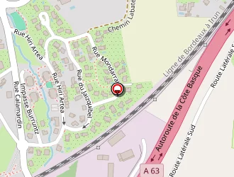 Carte de Goyhetche à Bidart