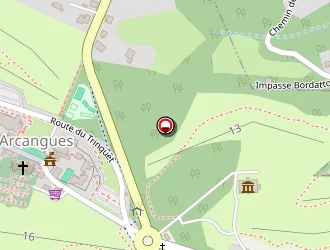 Carte de Hôtel Marie Eder à Arcangues