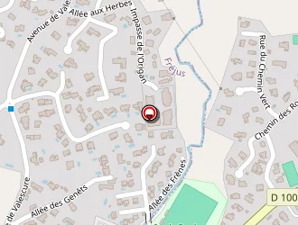 Carte de Communauté D'agglomération Var Estérel Méditerranée à Saint-raphaël