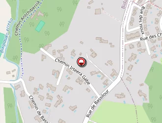 Carte de Iparaguirre à Bidart