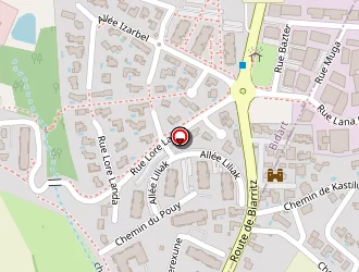 Carte de Maison Maider à Arbonne