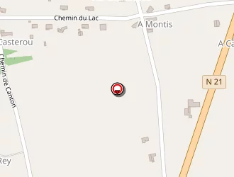 Carte de Lacoustille Sordes à Miélan