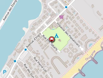 Carte de Cote Mer Frontignan à Frontignan