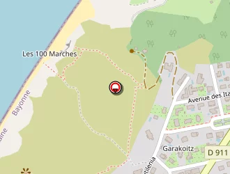 Carte de Auto Ecole De L'uhabia à Bidart