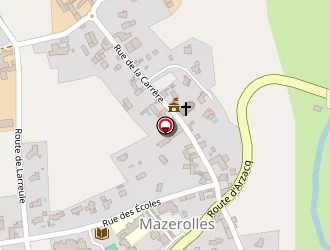 Carte de Plantier Lacluze à Mazerolles