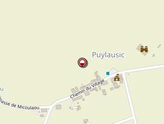 Carte de Chambres D'hôtes Techeyre à Puylausic