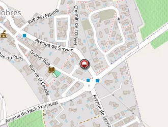 Carte de Transports Caumette à Coulobres