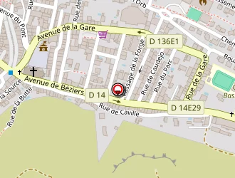 Carte de Porteil Gilbert à Cessenon-sur-orb