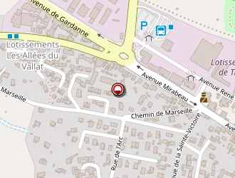 Carte de Carex Paysages à Trets