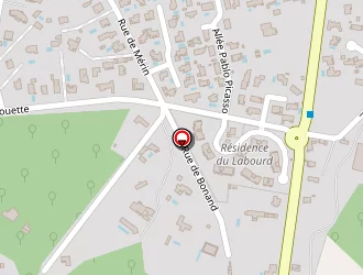 Carte de Arosta à Biarritz