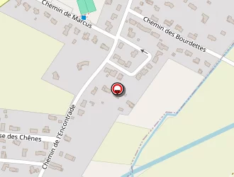 Carte de Saint Martory Martine à Labastidette