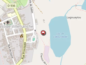 Carte de Ichas à Labastide-villefranche