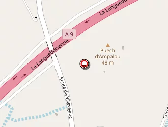 Carte de Petitimbert électricité à Loupian