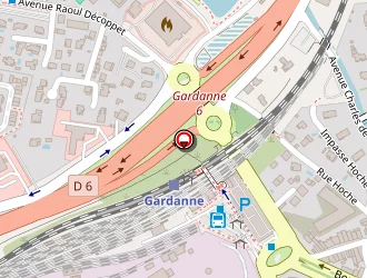 Carte de Riondet à Gardanne