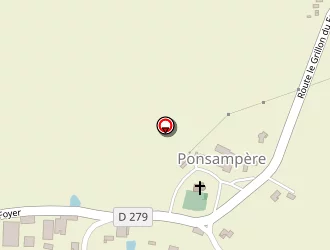 Carte de Jugues Philippe à Ponsampère