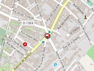 Carte de Clinique Pasteur Service Scanner à Pézenas