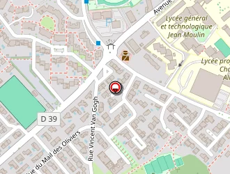 Carte de Coulet Thierry à Pézenas