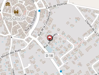 Carte de Laur Daniel à Puissalicon