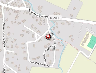 Carte de Lacs Des Barthes De Biron à Biron