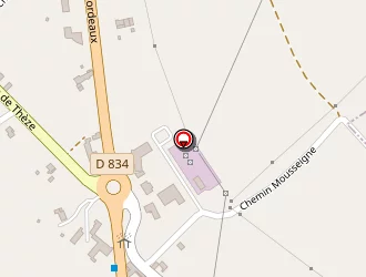 Carte de Larrouturou à Auriac