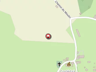 Carte de Ecole à Coslédaà-lube-boast