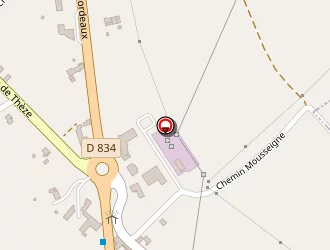 Carte de Hôtel Madaune à Auriac