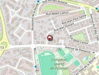 Carte de Piscine à Pézenas