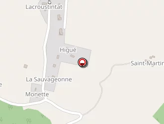 Carte de Dachary Denis à Bidache