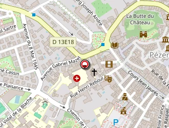 Carte de Agence Guy à Pézenas