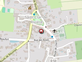 Carte de E-objets Connectes à Saint-clar-de-rivière