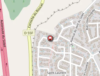 Carte de Stand Tir De La Plantade à Vitrolles