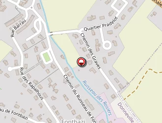 Carte de Fontbazy à Donneville