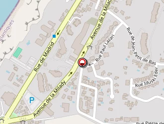 Carte de Assie Sandra à Biarritz