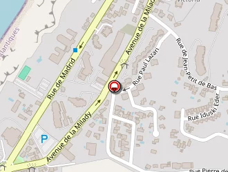 Carte de Perez Bernard à Biarritz