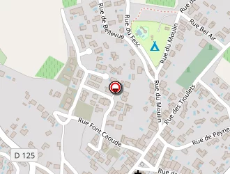 Carte de La Poste à Alignan-du-vent