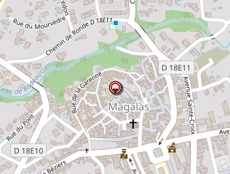 Carte de Service 34 à Magalas