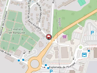 Carte de Atxiki à Biarritz