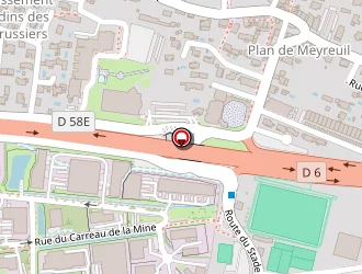 Carte de Stade Sainte Barbe à Meyreuil