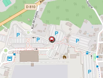 Carte de Ryanair à Anglet