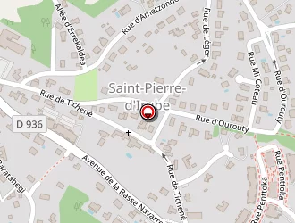 Carte de Boulangerie Pâtisserie Jean François Et Fabienne Daguerre à Saint-pierre-d'irube