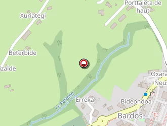 Carte de Boucle Harrobia à Bardos