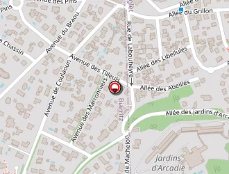 Carte de Villa Flore à Biarritz