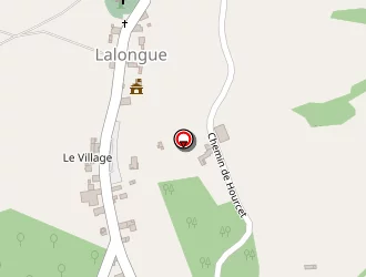 Carte de Chez Larrieu à Lalongue