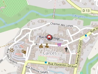 Carte de Mc Coiffure à Carcès