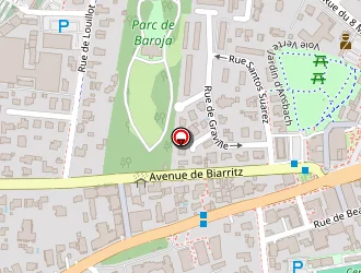 Carte de Salle Saint Jean à Anglet