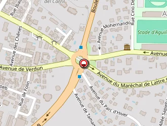 Carte de Dabernat à Biarritz