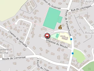 Carte de De Pinheiro à Corronsac