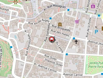 Carte de Hôtel Argi Eder à Biarritz