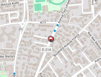 Carte de Thomas Gilbert à Berre-l'étang