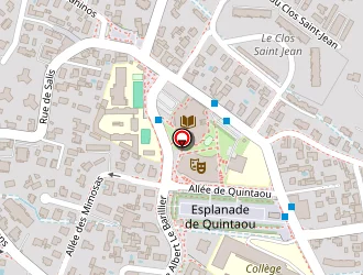 Carte de Collège Endarra à Anglet